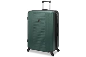 ATLANTIC Acclaim II Hardside Large Checked Luggage - Spinner Suitcase with TSA Locks and Lightweight Construction - Green, 28