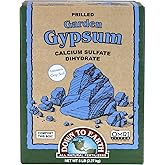 Down To Earth All Natural Fertilizers Organic Prilled Garden Gypsum - Calcium Sulfate Loosens Clay Soil Greens Grade Mini Granules, 5 lb
