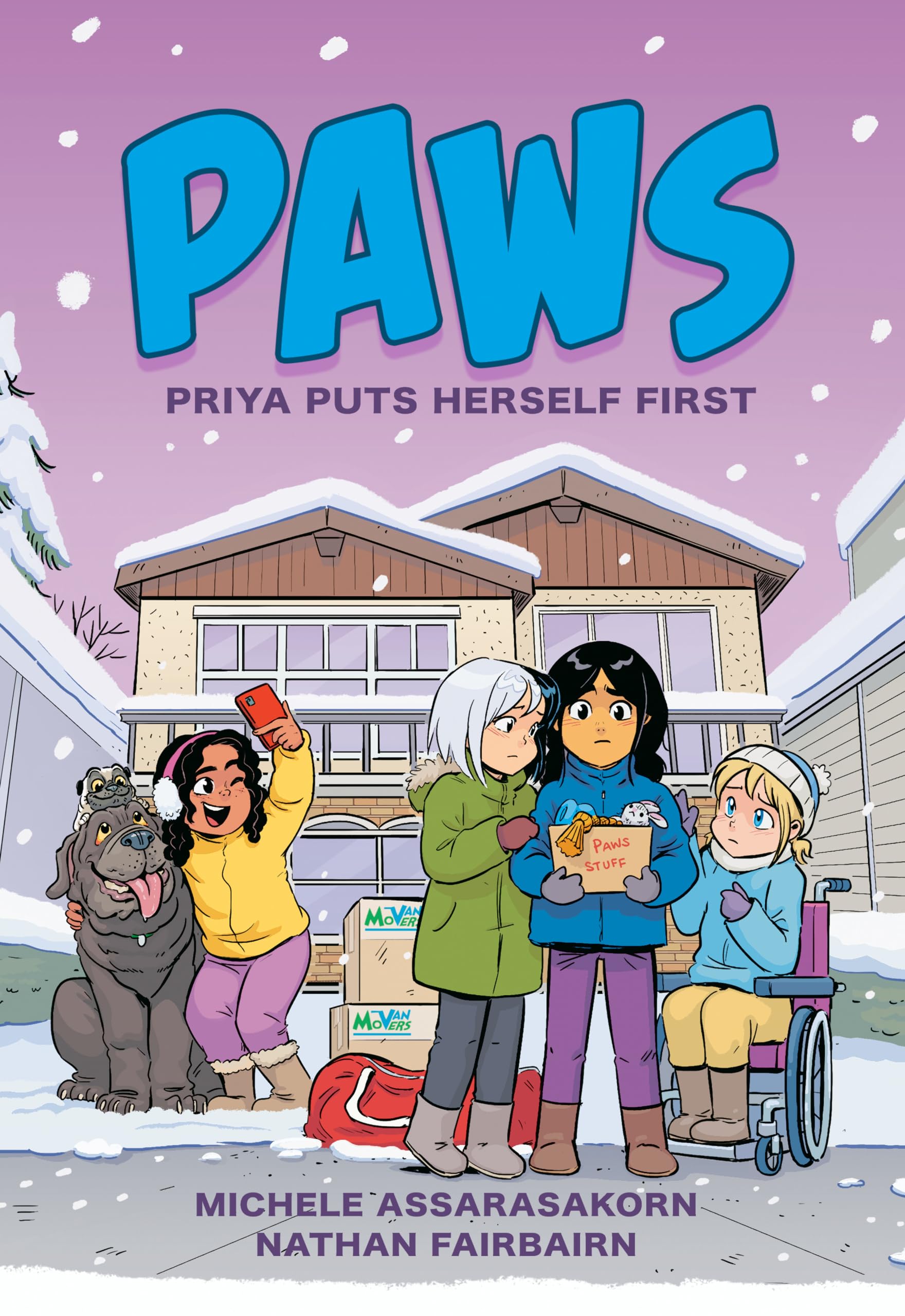 PAWS: Priya Puts Herself First: A Graphic Novel PAWS: Priya Puts Herself First: A Graphic Novel Paperback Kindle Hardcover