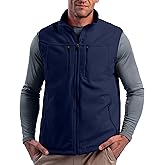 SCOTTeVEST Fireside Fleece Vest for Men - 15 Hidden Pockets - Warm Wrinkle Resistant for Travel & More