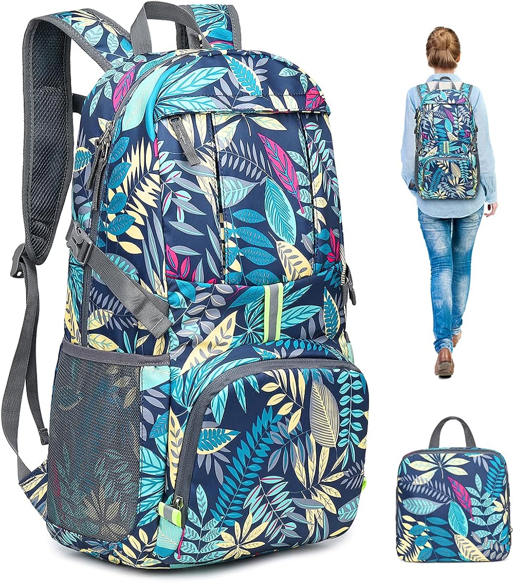 Packable Backpack, Luckits 35L Ultra Lightweight Foldable Rucksack For