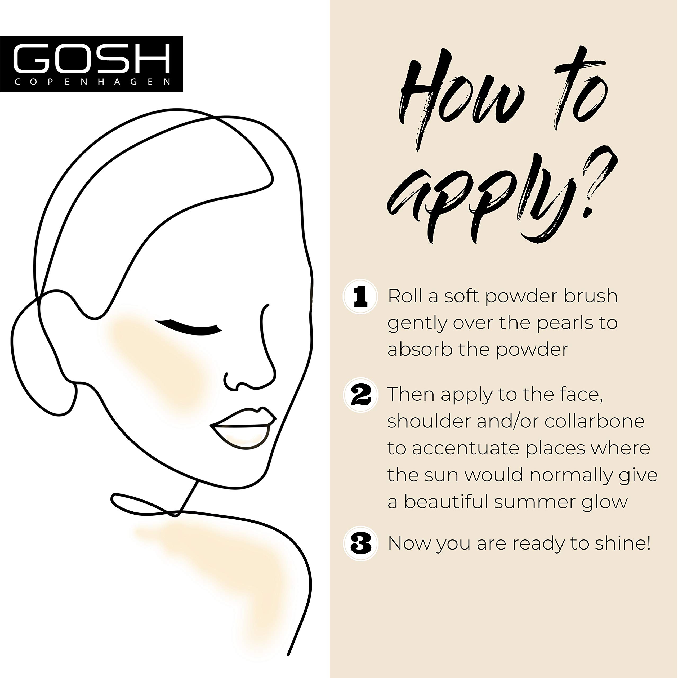 Gosh Cosmetics Precious Powder Pearls - Glow 0.9 oz