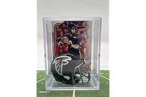 RIDDELL Atlanta Falcons NFL Helmet Shadowbox w/Desmond Ridder card