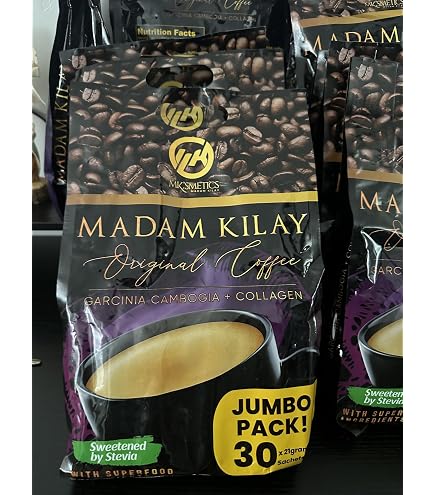 Amazon.com: Madam Kilay JUMBO KAPE KREMA Decaf Coffee (30 Sachets