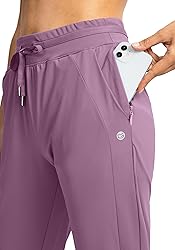G Gradual Women's Joggers Pants with Zipper Pockets