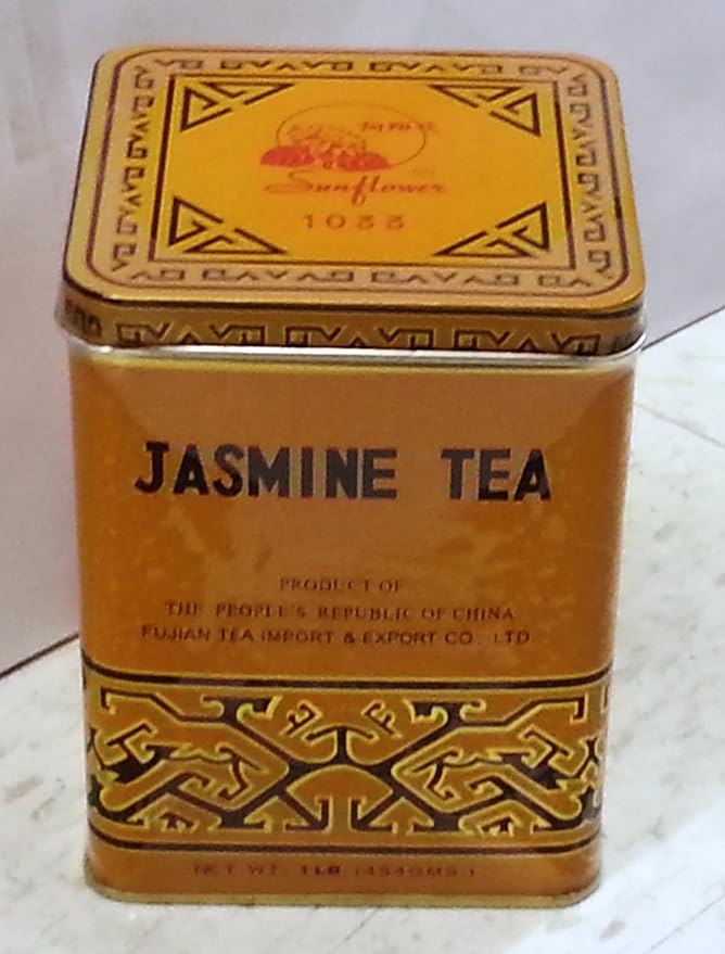 The Au Jasmin Tea 16oz (2 Pack) Grocery Tea Sampler Grocery & Gourmet Food