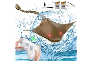 You And I Hooray Remote Control Stingray Toy RC Stingray Water Toys for Swimming Pool Bathroom Great Kids Gift RC Boat Toys for Boys 6 7 8-10-12