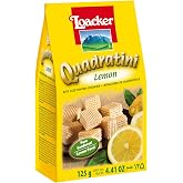 A. Loacker USA Quadratini Lemon Wafer Cookies, 4.41 oz