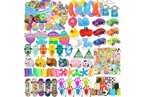 117 Pcs Party Favors for Kids 6-8, Birthday Gifts, Treasure Chest Toys, Carnival Prizes, Stocking Stuffers, Goodie Bag Items,