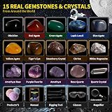 GobiDex Mega Gemstones Dig Kit 15 Real Gems Educational Excavation Set view 6