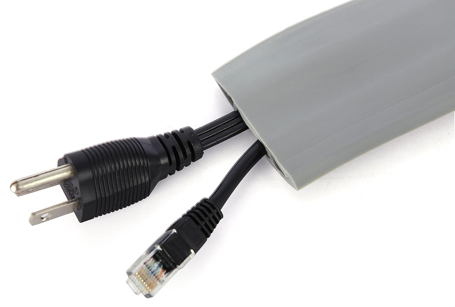 Protector Cable De Pvc 2 Metros de Largo ProTech Protector de Cables de PVC para el Suelo ...