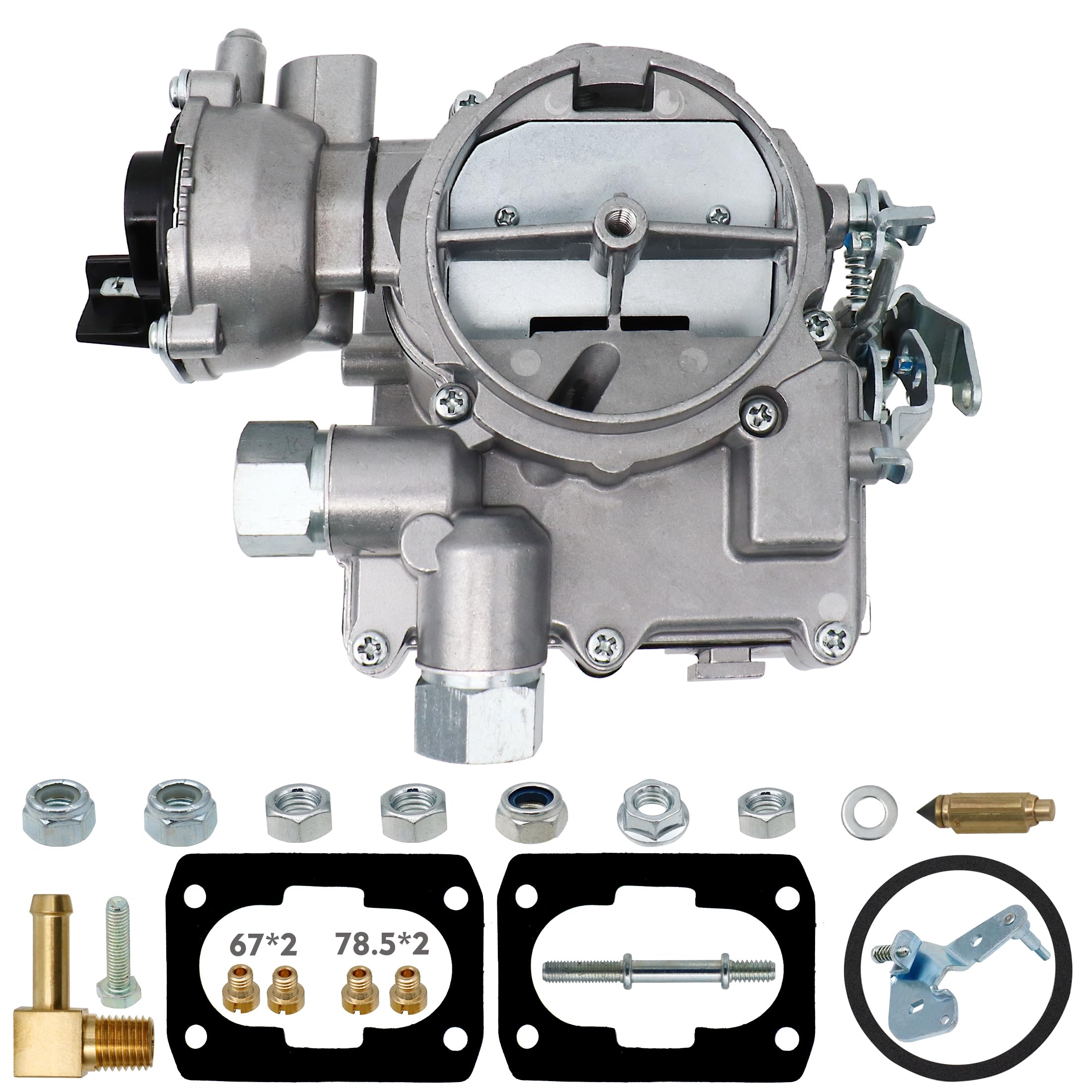 Photo 1 of ** missing all the other pieces**
VergasRetor New 2 Barrel Marine Carburetor for Mercruiser 3.0L 2.5L Engines 4 Cylinder Carb with Electric Choke & Long Linkage Short linkage Gaskets Jets Replace 3310-864940A01 3310864940A01 8M0045397