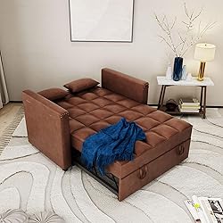 ORRD Convertible Sofa Bed, 3-in-1 Multi-Functional