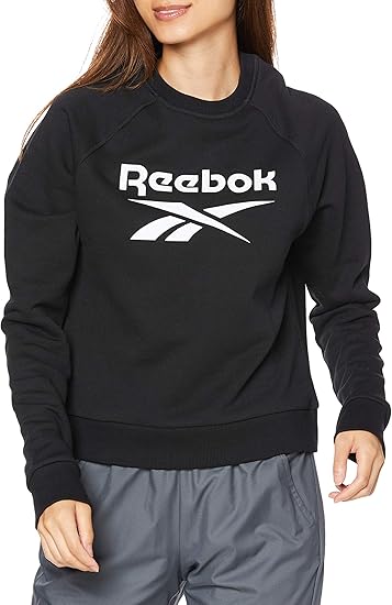 Amazon リーボック スウェット クラシックス ビッグ ベクター クルー スウェットシャツ Iqb47 レディース フィットネス トレーニング スウェット パーカー 通販