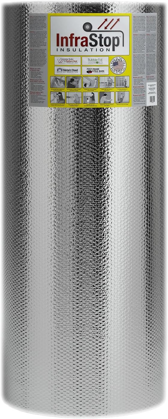 InfraStop 48" X 125' Single Bubble Reflective Foil Insulation