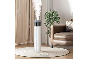 10L/2.6Gal Smart Humidifiers for Bedroom Large Room up to 600ft², 100H Runtime Cool Mist Top Fill, Ultra Quiet 30dB, Auto Con