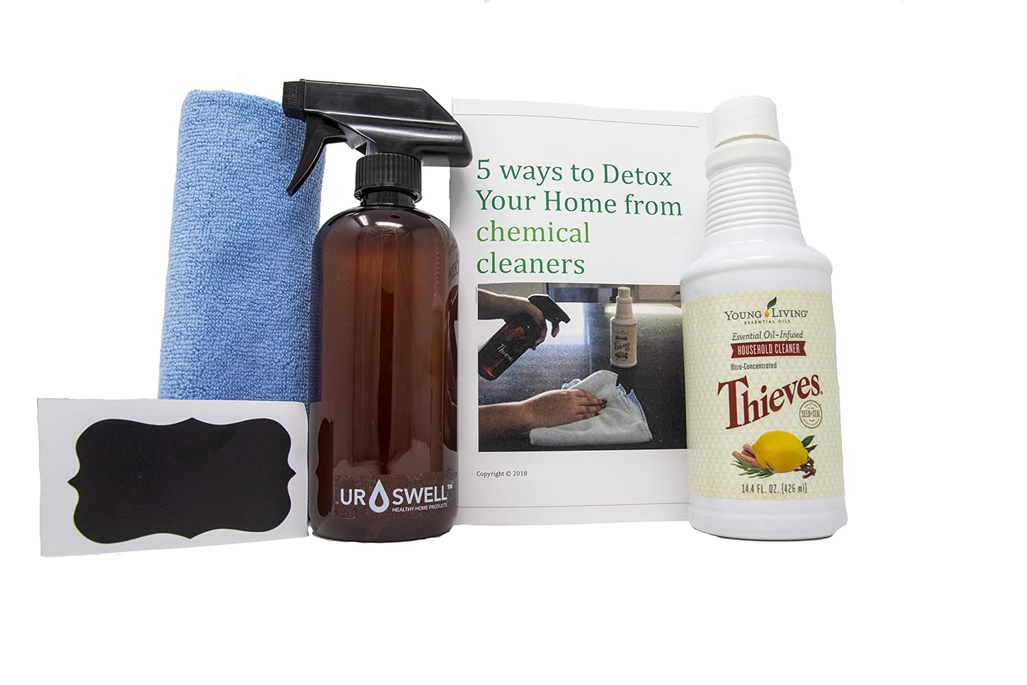 Thieves Household Cleaner Kit includes Young Living Thieves Cleaner
