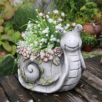 XiYou Statuen Garten Ornamente Outdoor Blumentöpfe Tier Blumentopf Kreative Niedliche Ländliche ...