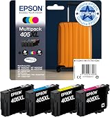 Epson 405XL Suitcase High Yield Multipack 4 Colour Inks DURABrite Ultra