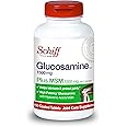 Glucosamine 1500mg (per serving) + MSM, Schiff Tablets (150 count in a bottle), Joint Care Supplement, Helps Support Joint Mo