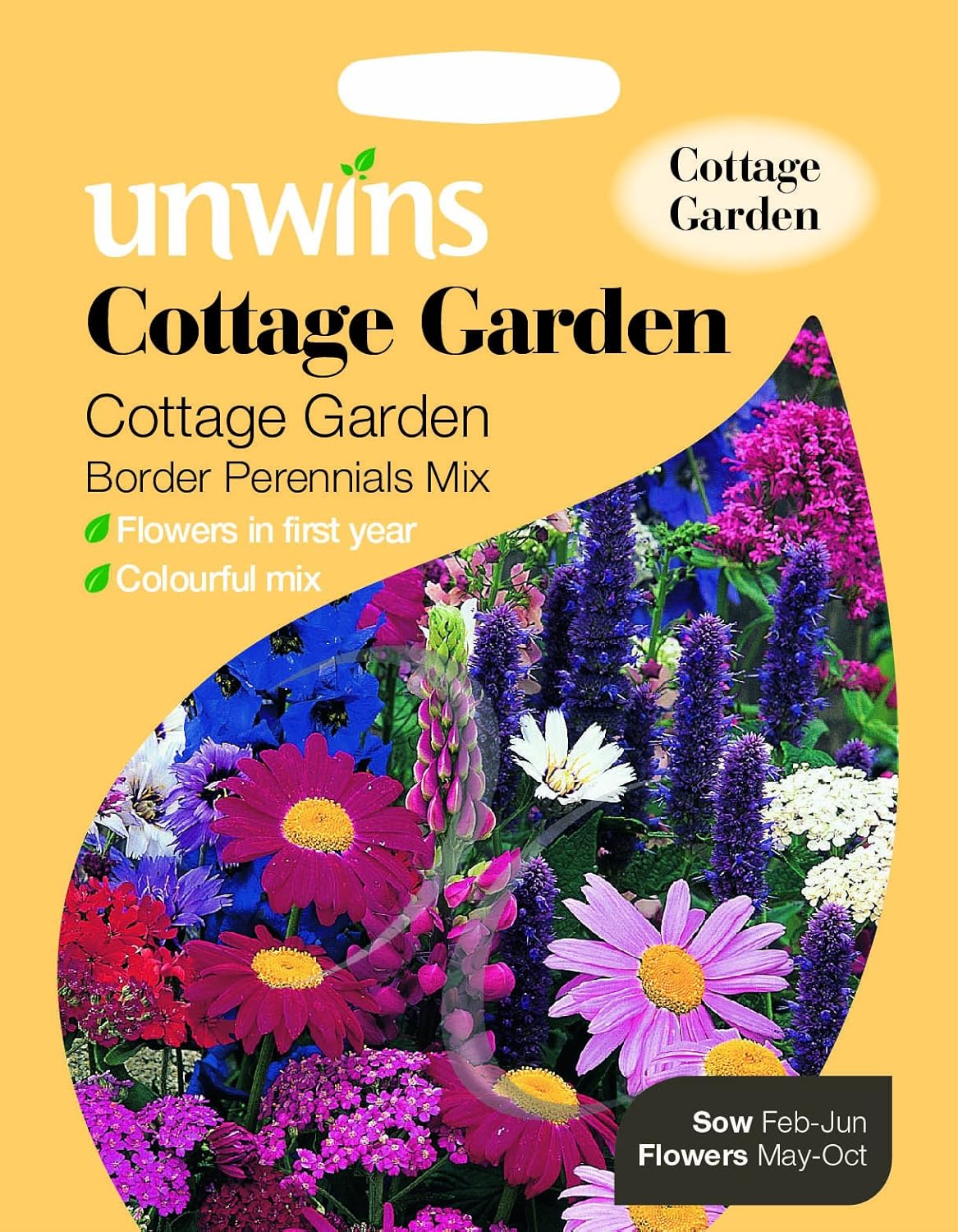 Unwins Cottage Garden Border Perennials Mix Seeds Amazon Co Uk