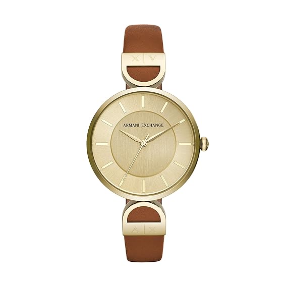 Armani Exchange Brooke Analog Gold Dial Women's Watch - AX5324