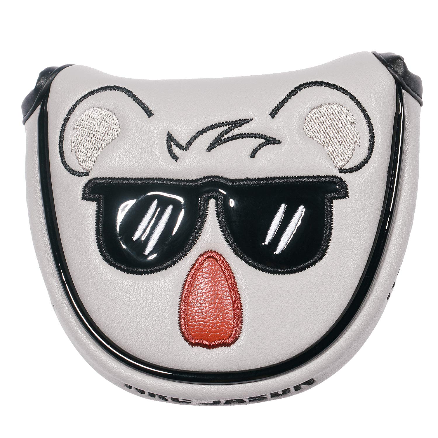 SHABIER Golf Putter Cover Golf Mallet Headcover for Golf Putter Head Cover (Koala with Glasses)