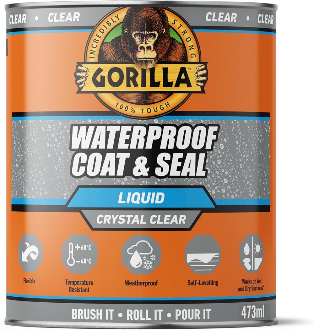 Gorilla Waterproof Coat & Seal Clear 473ml Weatherproof Sealant