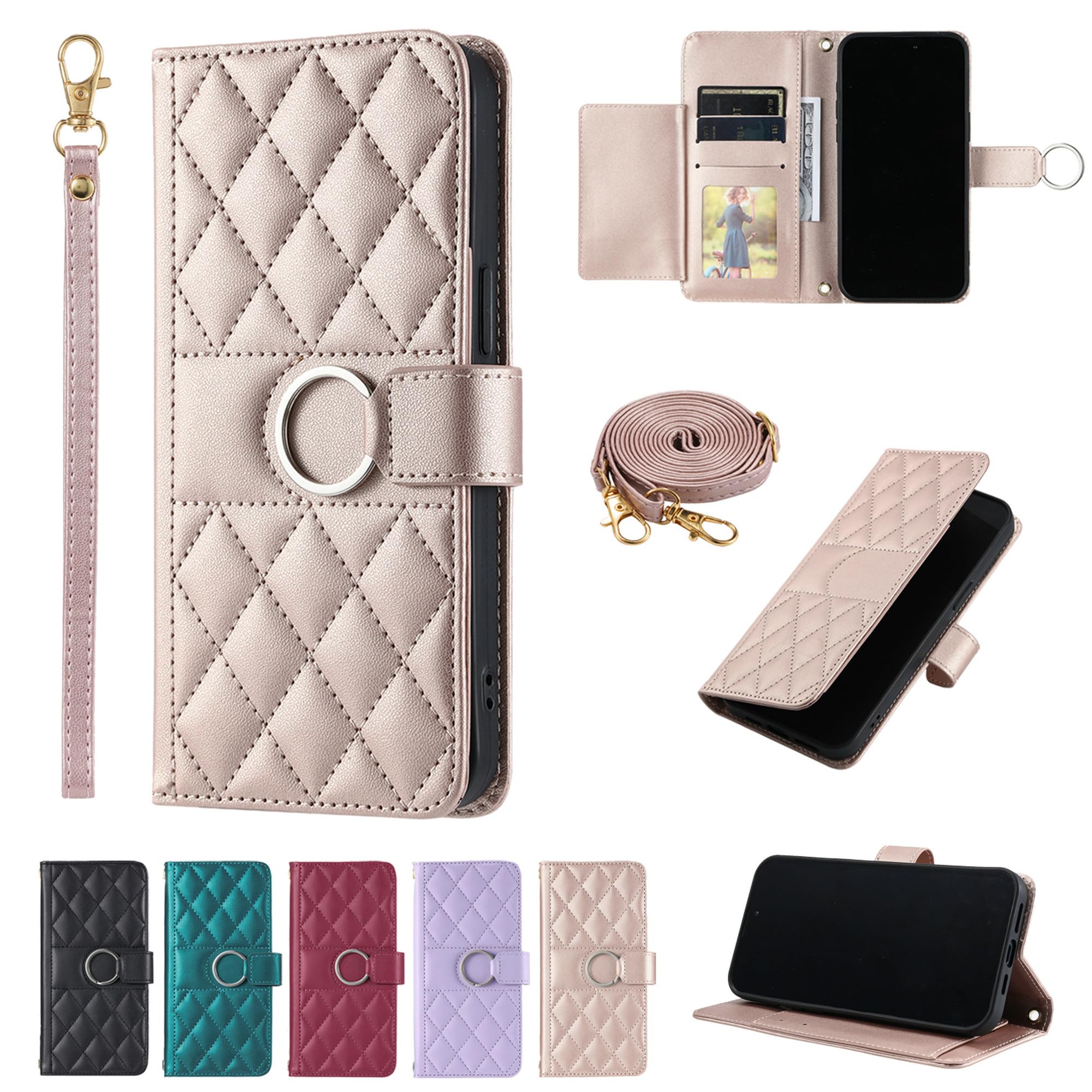 Lucyliy Compatible with Xiaomi Redmi 9C Case Flip