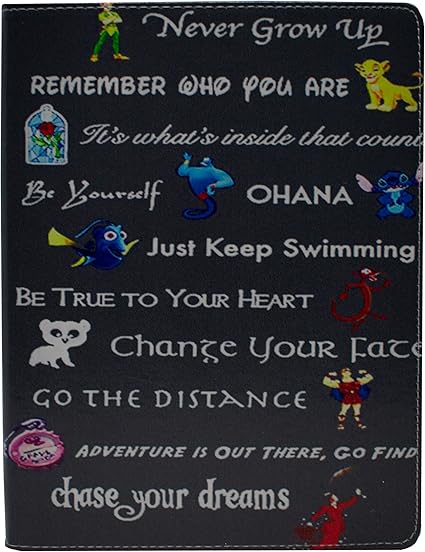 Apple Ipad Mini 1 2 3 Folio Citation De Disney Etui Cuir De Protection En Pu Intelligent Coque Flip Ichoose Lignes De Film Amazon Fr Informatique