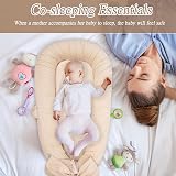 EAQ Baby Nest Pod for Newborn 0-12 Months Breathable Cotton Travel Gift view 6