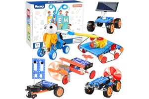 Poraxy STEM Kits for Kids Age 5-7 8-10, 6 Set Robot Building Toys for Ages 8-13, Science Activities Engineering Crafts Projects 6-8 8-12, Birthday Gifts for Boys Girls 6 7 8 9 10 11 12 13 Year Old
