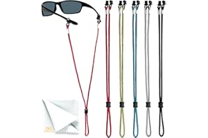 SIGONNA Eyeglasses String Holder Strap Cord - Eyeglass Chain for Men Women - Glasses Lanyard Holders Around Neck Sports