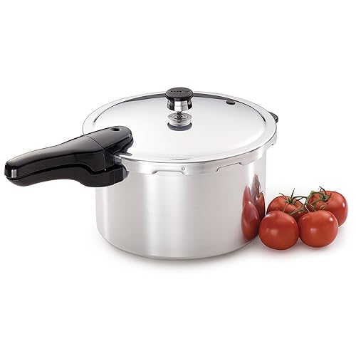 Presto 01241 4-Quart Aluminum Pressure Cooker 01282 8-Quart Aluminum  Pressure Cooker