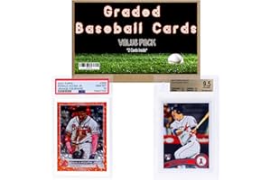 SLABS OF HEAT Graded Baseball Cards Value Pack & Gift Set│Contains 2 Graded Baseball Cards with Chance for Autographs, Refractors, PSA 10 & More│Collection Starter Ideal for New Collectors