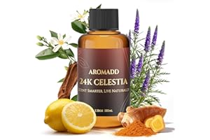 AROMADD AROMADD 24K Celestia Diffuser Oil Inspired by Luxury Hotel Scent 3.38 Fl Oz (100ml), Aroma Diffuser & Hotel Fragrance Diffuser Oil, Essential Oil Diffuser for Aromatherapy, Long-Lasting