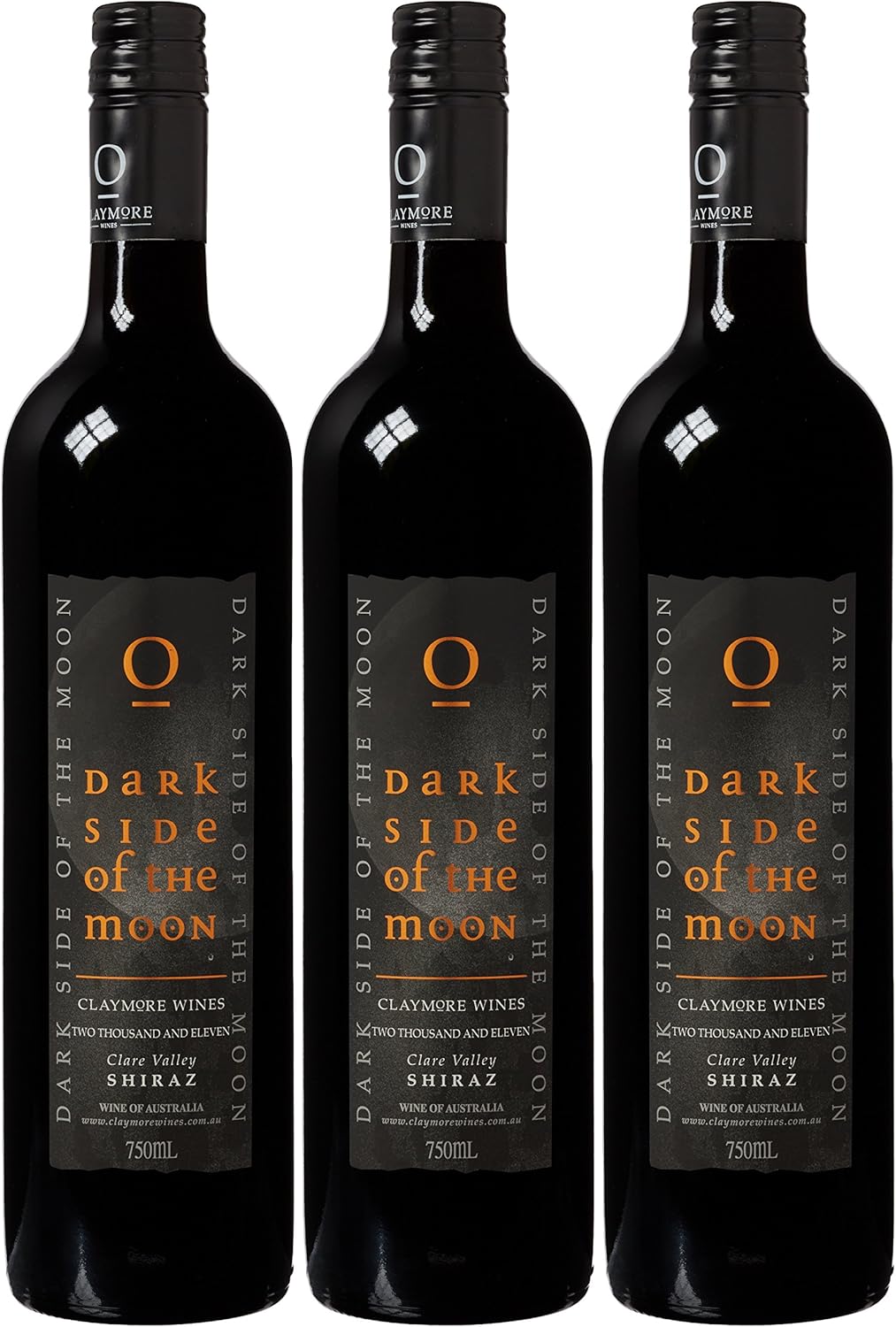 Claymore Dark Side of the Moon Shiraz 2011 Wine 75 cl (Case of 3