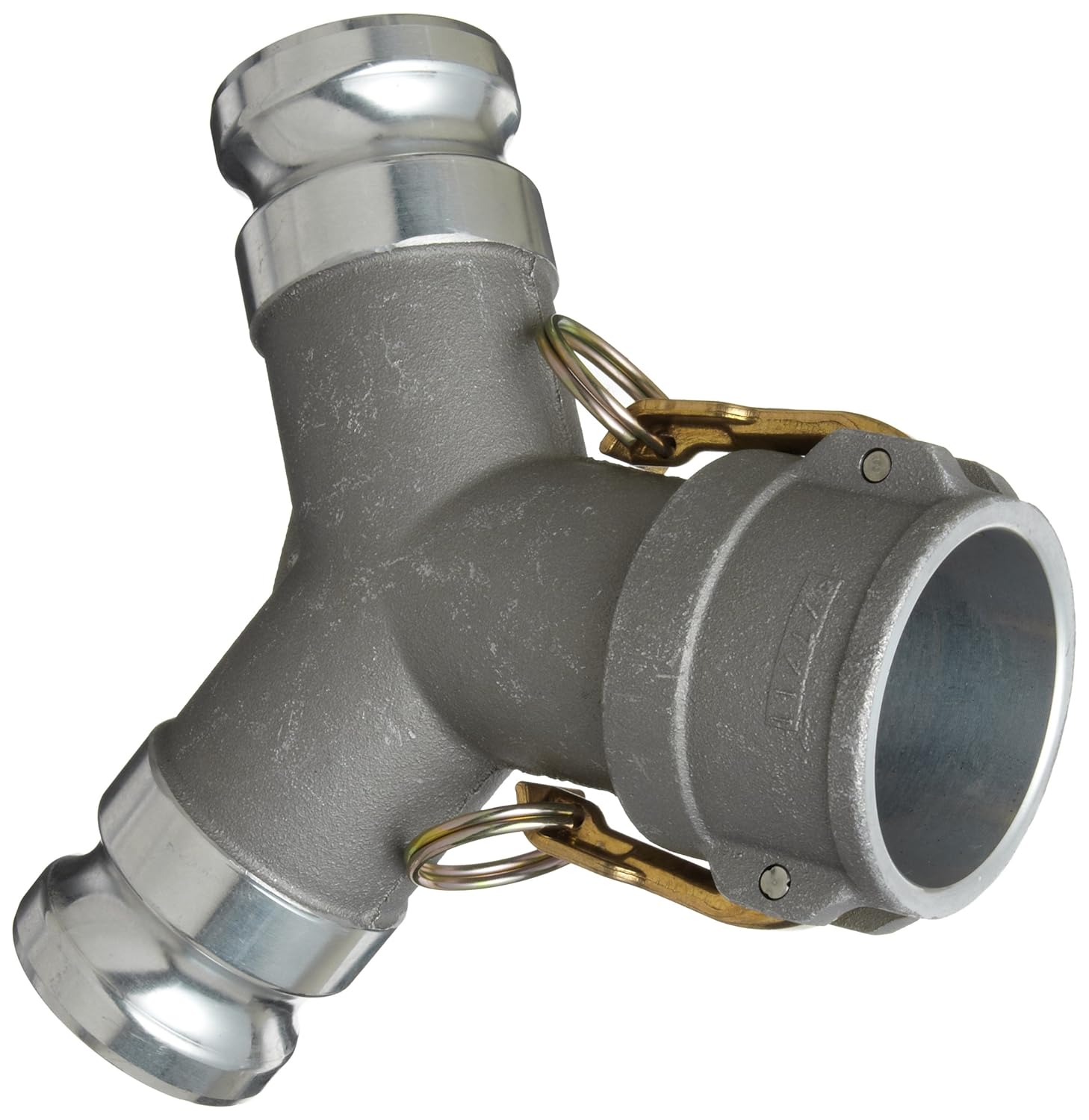 Dixon 200YDAAAL Aluminum Cam and Groove Hose Fitting, Wye, 2" Coupling