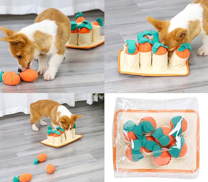 Amazon Co Jp にんじんゲームを引っ張って犬のおもちゃ を嗅ぎましょう パズルの減圧 改ざん防止の家庭でこぼれた食べ物スローフードトレーニングペットのぬいぐるみおもちゃ きしむおもちゃ おもちゃ