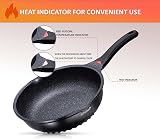 INTIGNIS 28 cm Deep Frying Pan with Lid Induction Non-Stick GREBLON Coating view 6