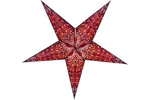 GalaxyArts - Maharani (Red) - Paper Star Lantern