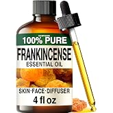 Kukka Frankincense Essential Oil for Skin, Diffuser, 4 Fl Oz | Undiluted Frankincense Oil for Face, Hair, Diffuser, Aromatherapy &amp; Massage - Steam-Distilled, with Dropper