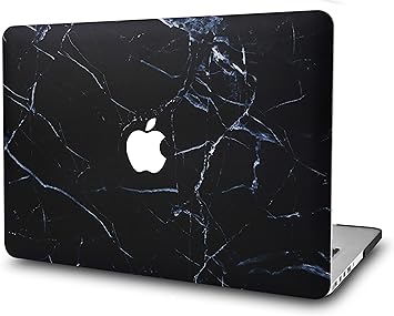 Amazon Com Kecc Laptop Case Compatible With Macbook Pro 13 21 19 18 17 16 Plastic Hard Shell Cover 338 M1 2 251 159 A19 A1706 A1708 Touch Bar Black Marble Computers Accessories