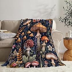 Mushroom Blanket Mushroom Throw Blanket Mushroom