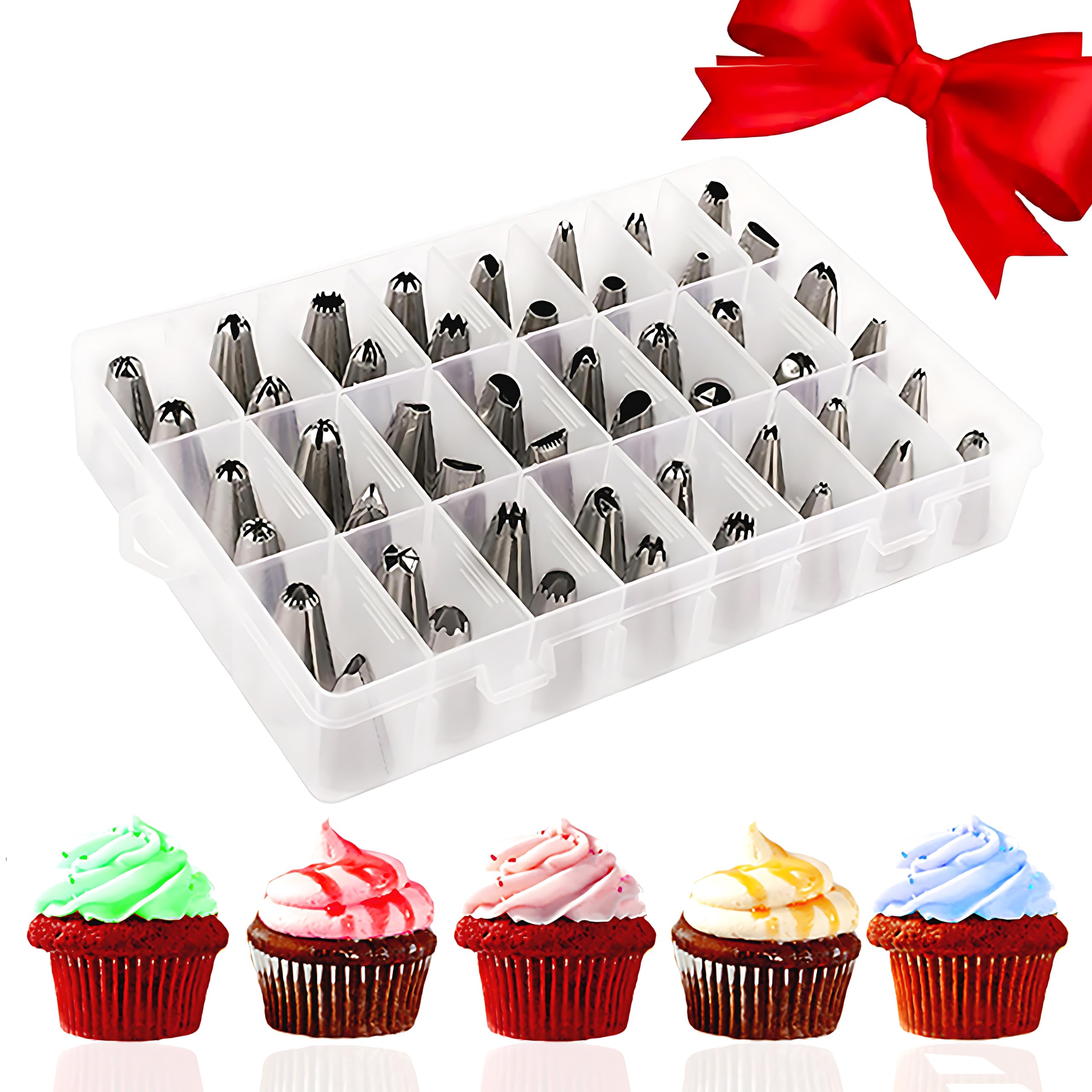 Baking Best Decorating Tip For Cupcakes 48PCS Numbered Piping Tips