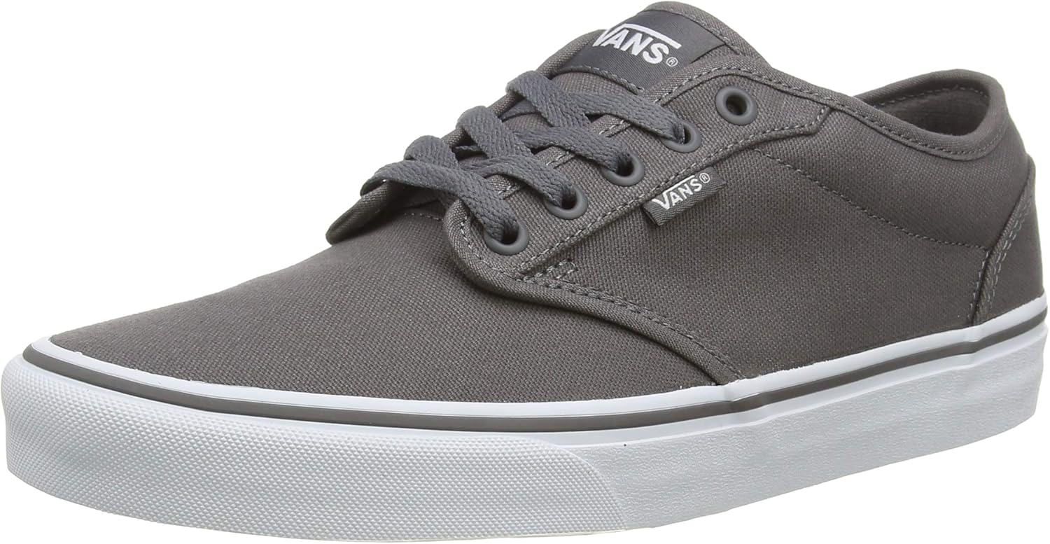 low top vans grey