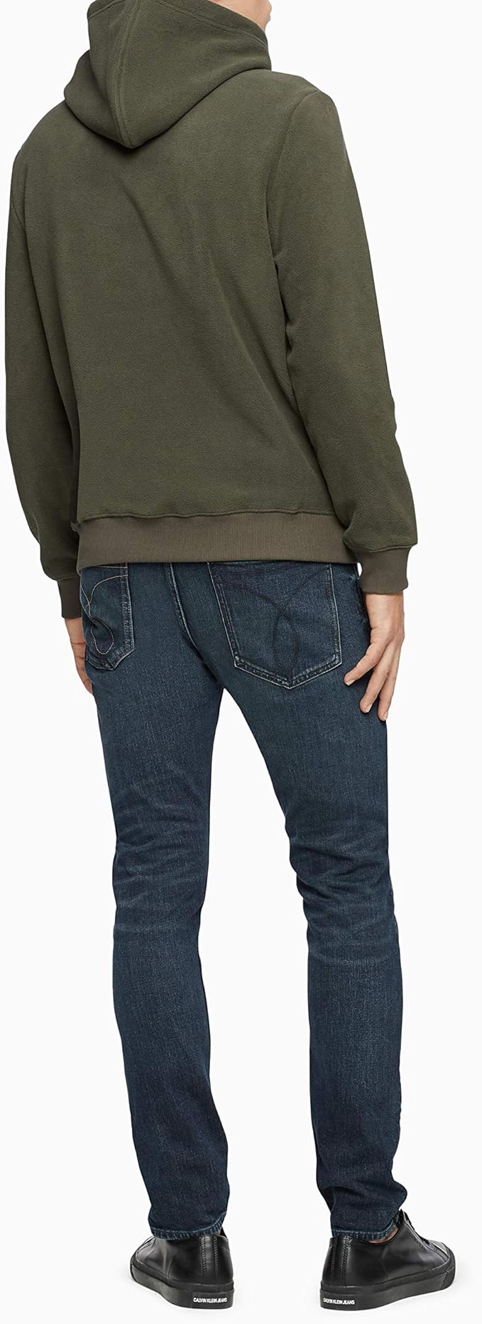 calvin klein jeans polar fleece puffer jacket