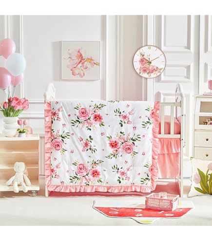 Sets With Bumpers Toddler Bedding Set Bedtime Originals Blossom