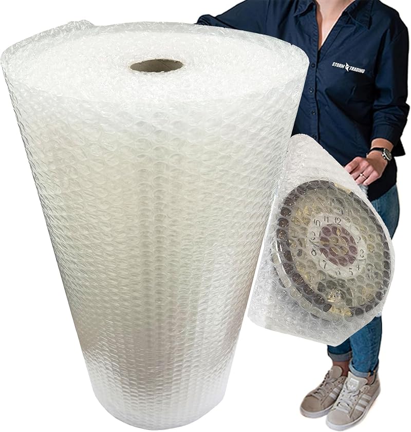 Storm Trading Group 1m Wide Bubble Wrap 25m 20mm Bubbles Large Pack