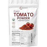 Organic Tomato Powder, 2lbs | Fresh Freeze-Dried Farm Grown Tomatoes Source | Raw Savory Flavor | Great for Cooking or Baking | Non-GMO, Vegan Friendly, Gluten Free, Bulk Size